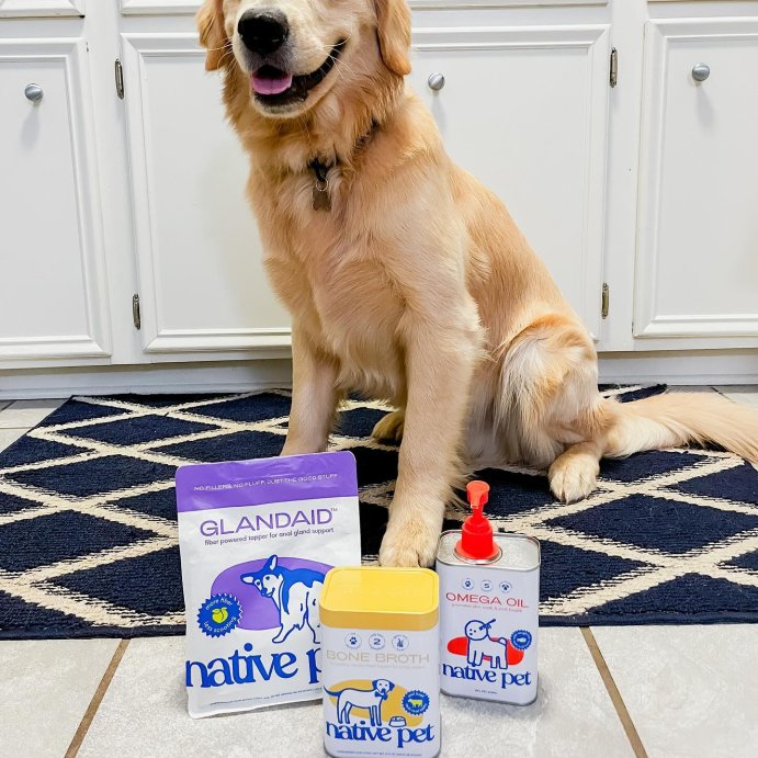 user image by @ford_builttuff_, Native Pet WonderGland Anal Gland Supplement with Pumpkin for Dogs - 16oz