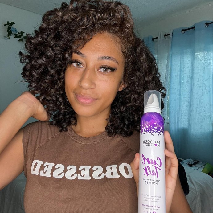 user image by @vcurlsss, Not Your Mother's Curl Talk Activating Mousse