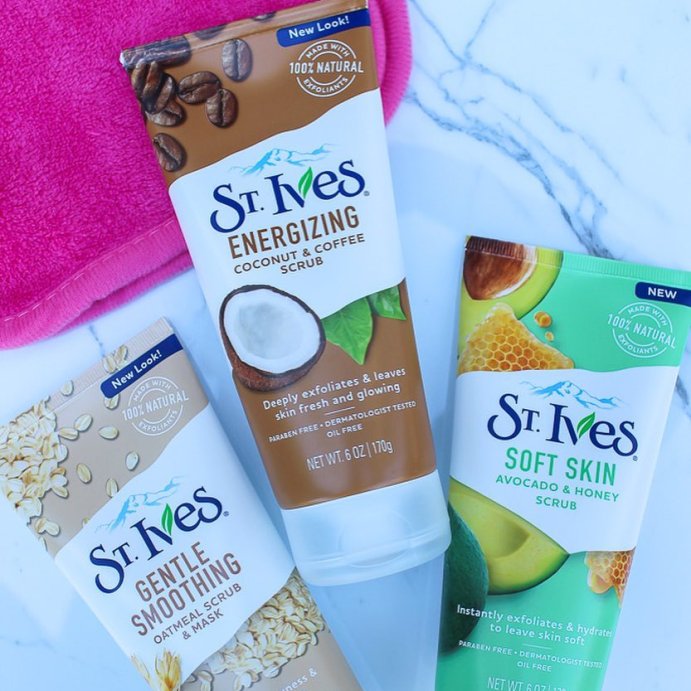 user image by @thefashionablefox_, St. Ives Avocado &#38; Honey Face Exfoliant for Balanced to Dry Skin, 6 oz​