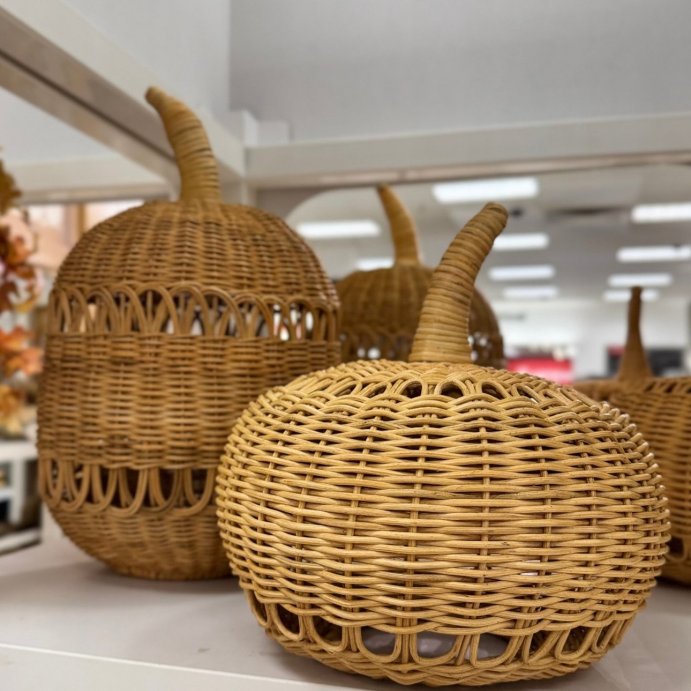 user image by @targetrunwithbri, Rattan Loop Accent Pumpkin - Threshold™
