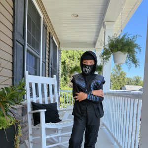 Ninja Glow-in-the-Dark Costume