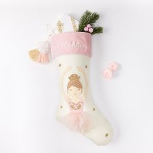 Shop Applique Holiday Stocking, Pink Ballerina and more