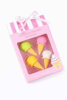 Shop Novelty Eraser Ice Cream 4 Pack and more