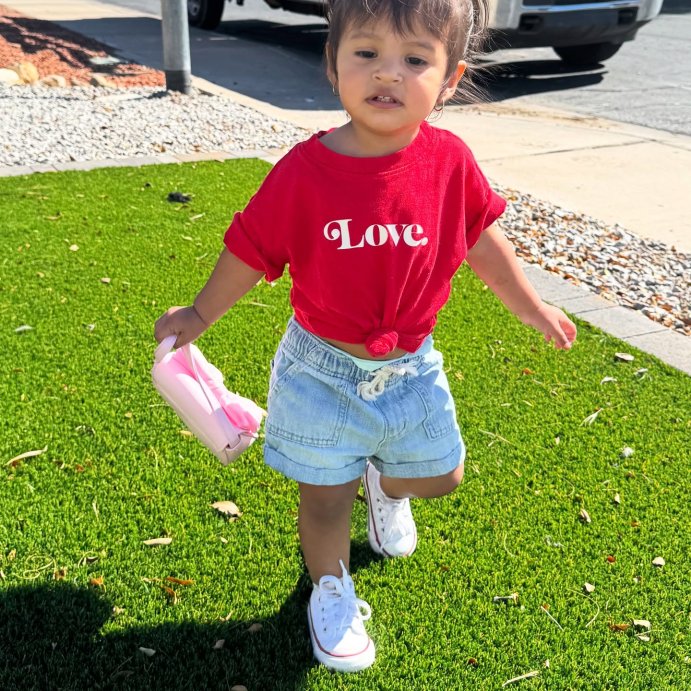 user image by @queen.kassyy, Toddler Girls' Denim Pull-On Shorts - Cat & Jack™