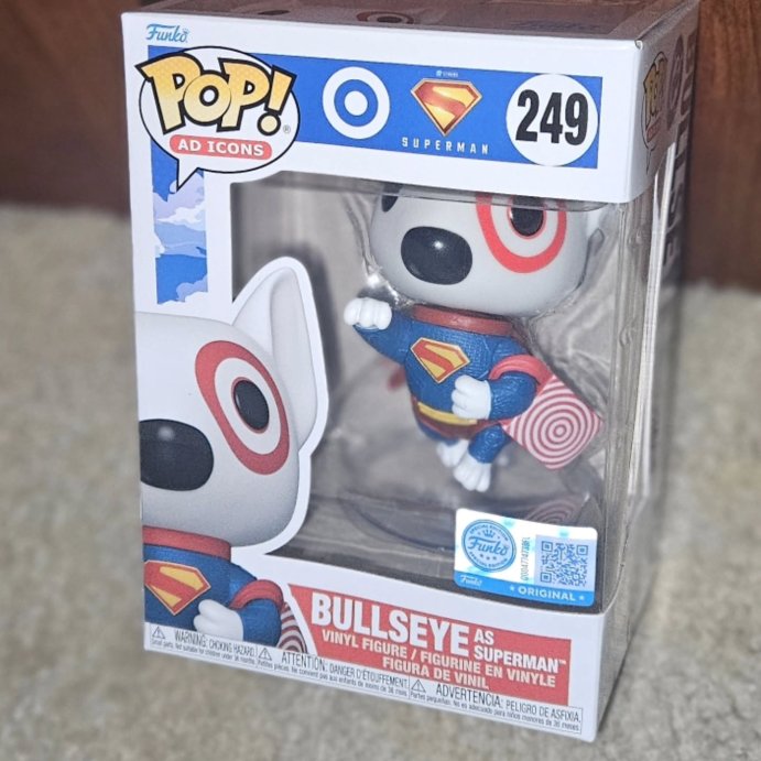 user image by @must_love_pops, Funko POP! Ad Icons: Target Bullseye Superman Figure