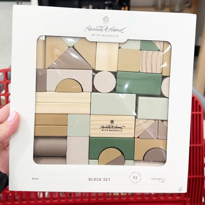 user image by @target_mom_ventures, Toy Building Blocks Set 43pc - Hearth &#38; Hand&#8482; with Magnolia