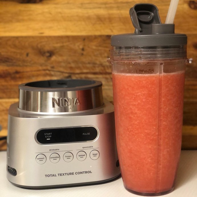 user image by @angelinarenee.mua, Ninja TWISTi HIGH-SPEED Blender DUO - SS151: 1600W Smoothie &#38; Ice Crusher, 7 Speeds, Dishwasher-Safe, Silver