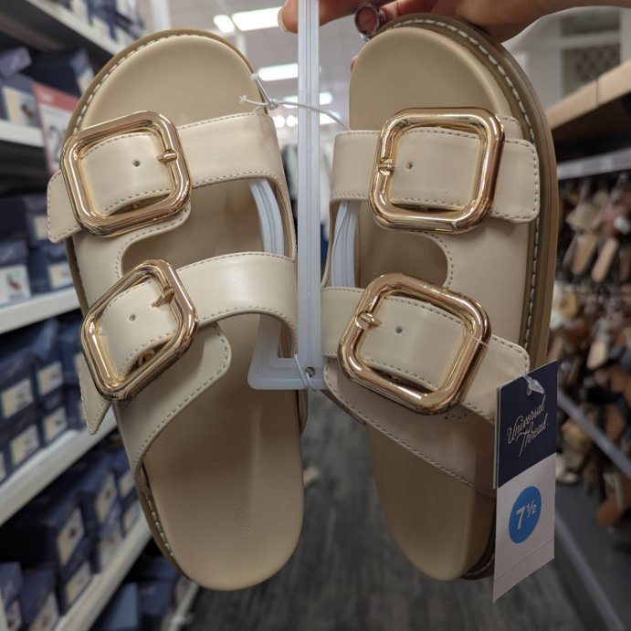 user image by @abbys_findsandfaves, Women&#39;s Collin Double Buckle Footbed Sandals - Universal Thread&#8482;