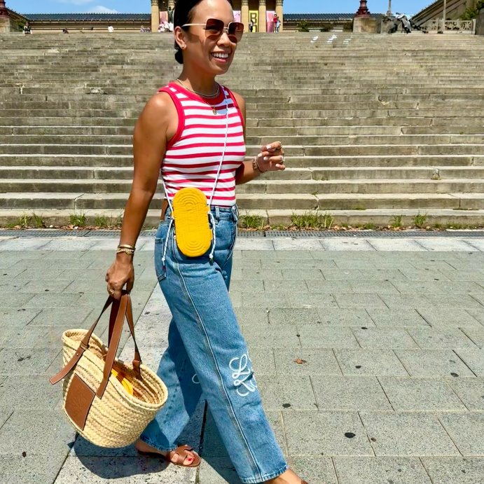 user image by @styledbyvalerieann, Women's Slim Fit Ribbed Tank Top - A New Day™