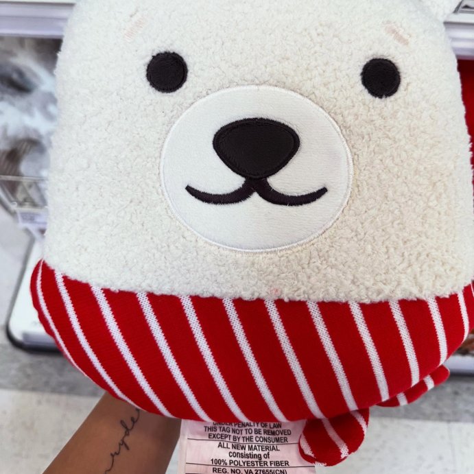 user image by @goth_cart, Christmas Beary the Bear Throw Pillow White - Wondershop&#8482;