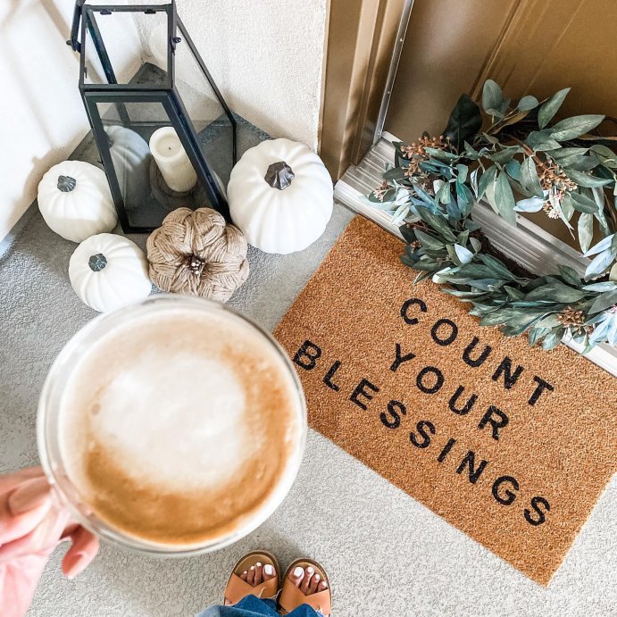 user image by @mjgurrola, Count Your Blessings Coir Doormat - Novogratz by Momeni