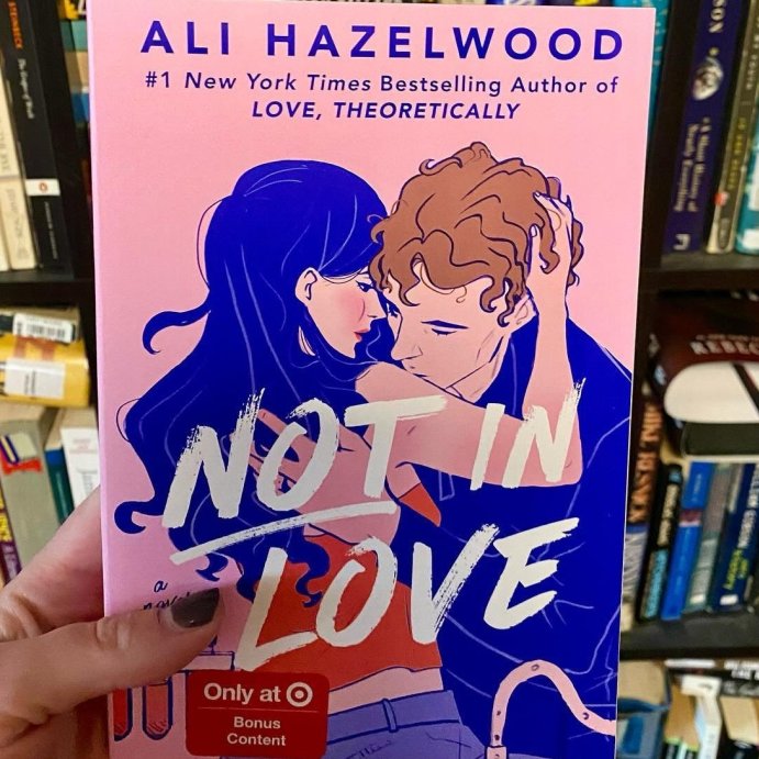 user image by @whatkaitlinread, Not in Love - by  Ali Hazelwood (Paperback)