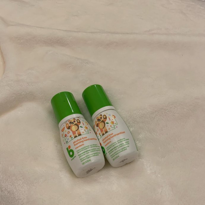 user image by @diapervsmakeupbag, Babyganics Alcohol-Free Foaming Hand Sanitizer - 3.38 fl oz/2pk