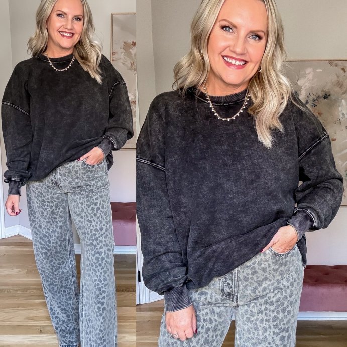user image by @lovelylifestyling, Women's Oversized Pullover Sweatshirt - Wild Fable™
