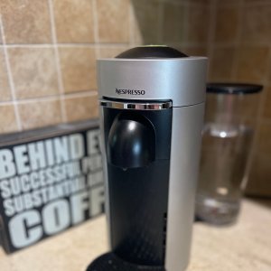 Nespresso VertuoPlus Deluxe Coffee Maker & Espresso Machine with Aeroccino Milk Frother
