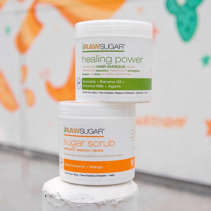 user image by @joyclynragira, Raw Sugar Healing Power Hair Masque - Avocado Oil + Banana + Coconut Milk + Agave - 12oz