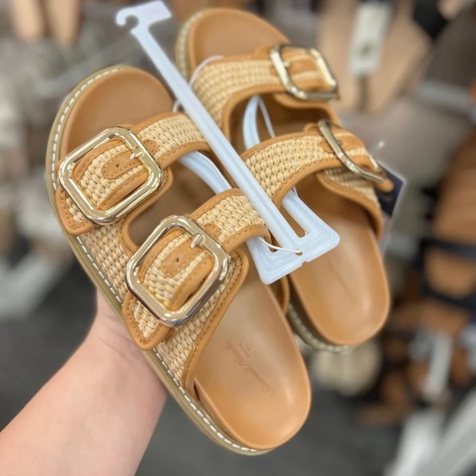 user image by @momlifeandstylefinds, Women&#39;s Collin Double Buckle Footbed Sandals - Universal Thread&#8482;