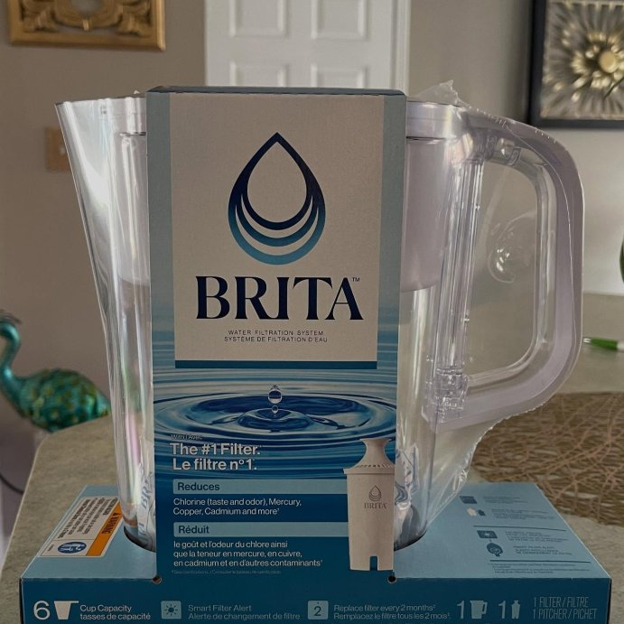 user image by @amandyranger, Brita Water Filter 6-Cup Denali Water Pitcher Dispenser with Standard Water Filter