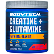 Shop BodyTech Creatine + Glutamine with Beta-Alanine Powder - Fruit Punch (12.6 oz./31 Servings) and more