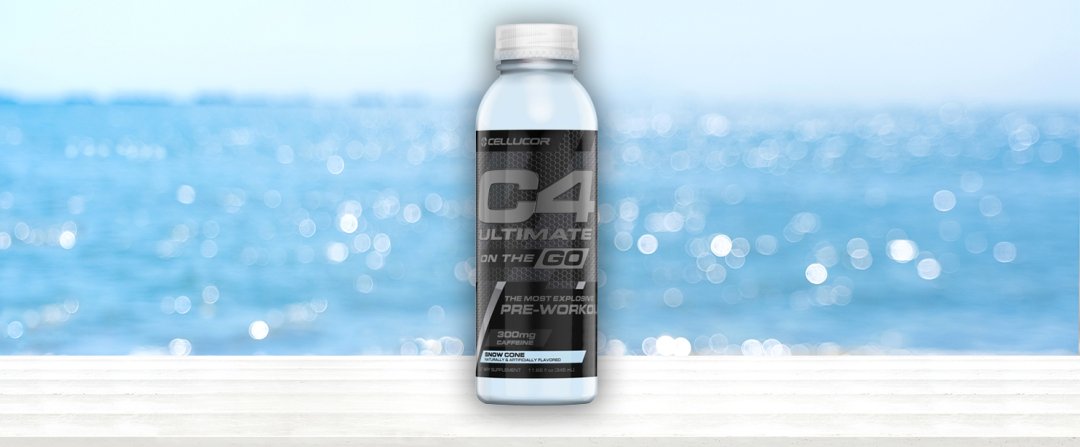 Shop Cellucor C4 Ultimate On The Go Pre-Workout Drink - Snow Cone (12 Drinks) and more