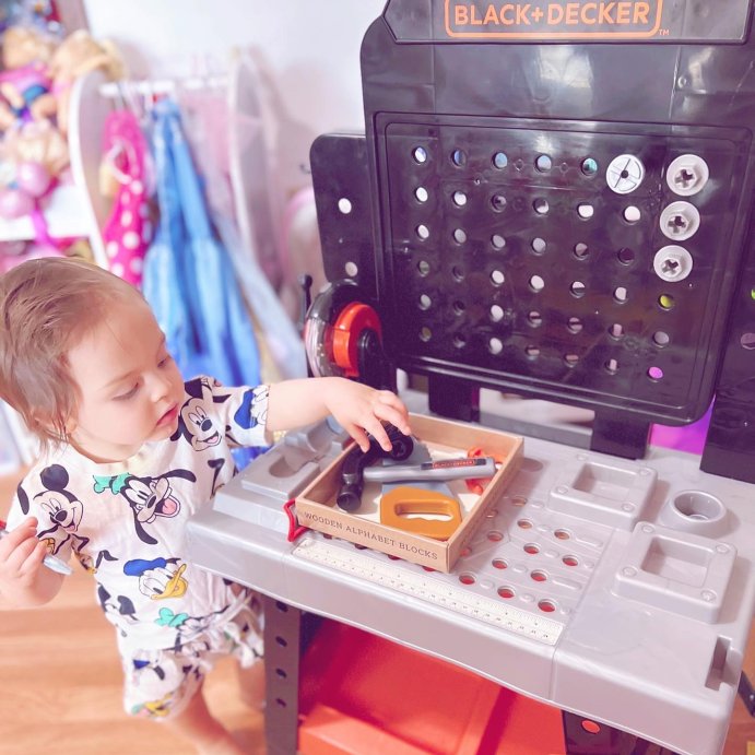 user image by @disney.with.jen, BLACK+DECKER Ready to Build Workbench