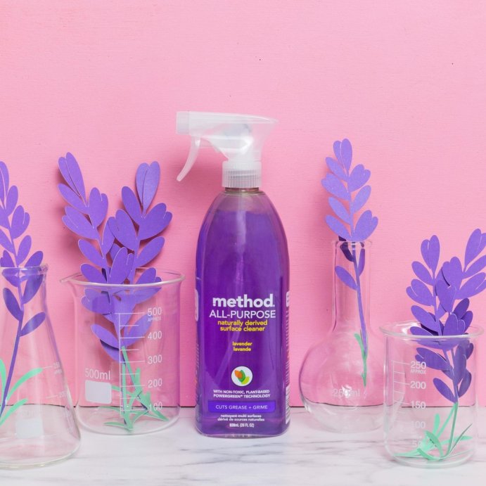user image by @methodproducts, Method French Lavender All Purpose Cleaners Spray Bottle - 28 fl oz