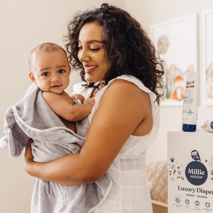 user image by @carnationsandlace, Millie Moon Luxury Disposable Diapers - (Select Size and Count)