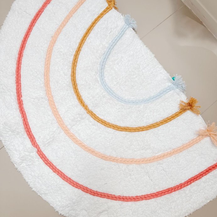 user image by @cinspiredby, Rainbow Kids&#39; Bath Rug - Pillowfort&#8482;