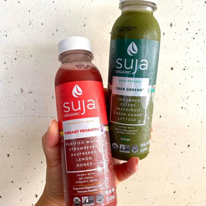 user image by @carolinescraving, Suja Organic Vibrant Probiotic Cold Pressed Juice Drink - 12 fl oz Bottle