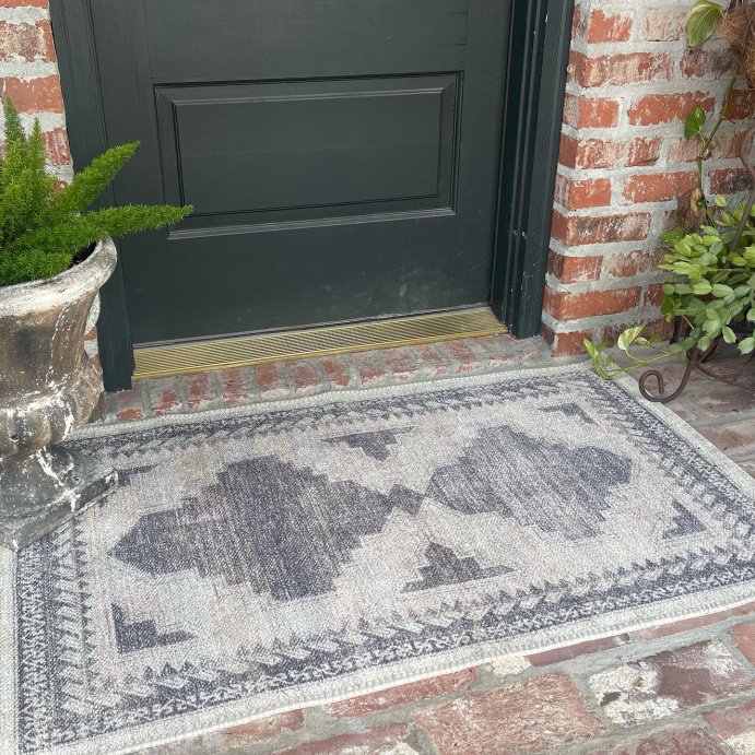 user image by @southernsmalltownmrs, Cromwell Washable Printed Persian Style Rug Tan - Threshold™