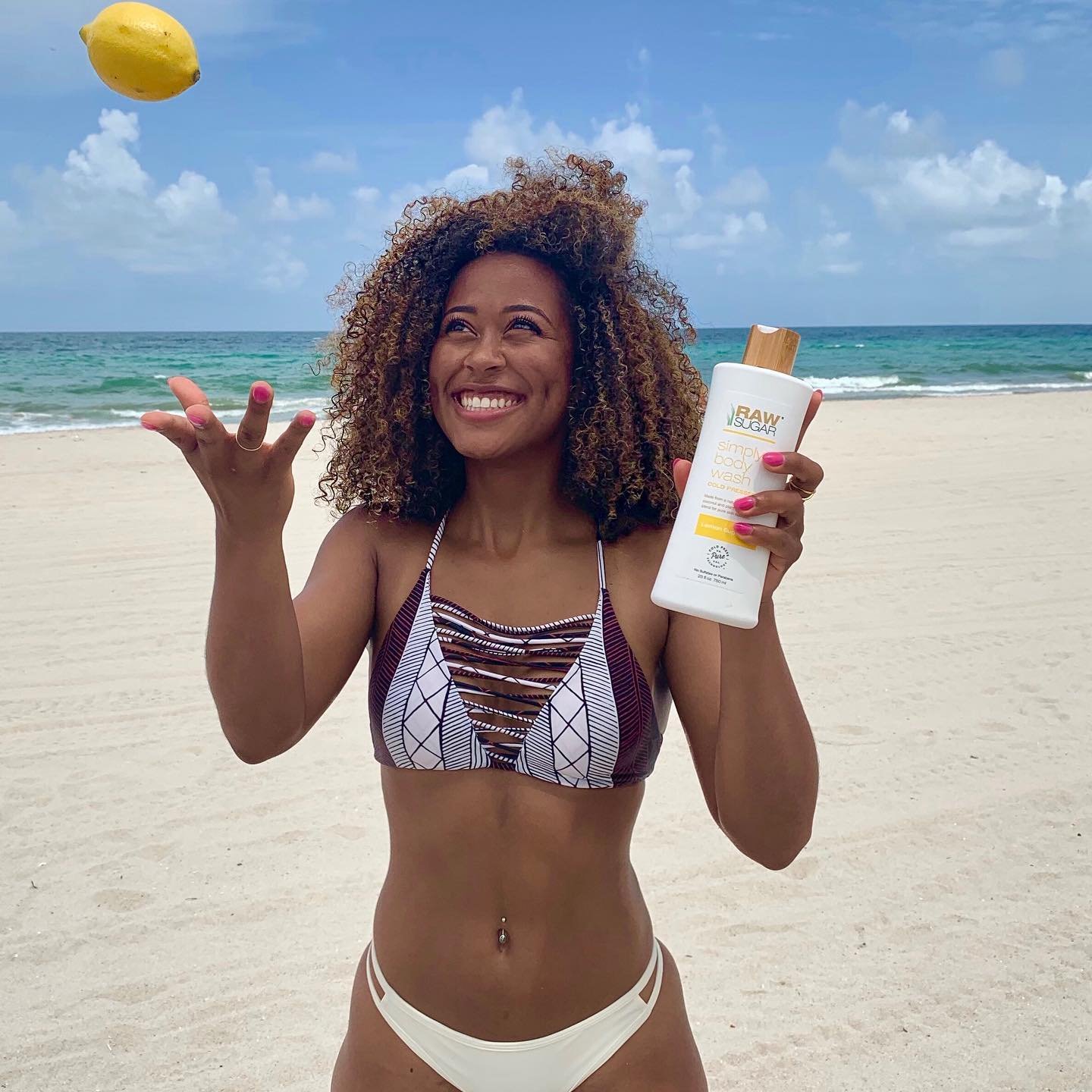 user image by @oohsonatural, Raw Sugar Lemon Sugar Body Wash - 25 fl oz