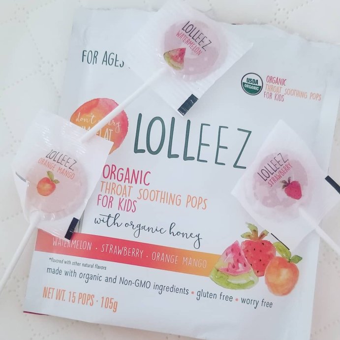 user image by @strongcoffeemama, The Eez Co. Lolleez Organic Throat Soothing Pops - Watermelon, Strawberry &#38; Orange Mango - 15ct