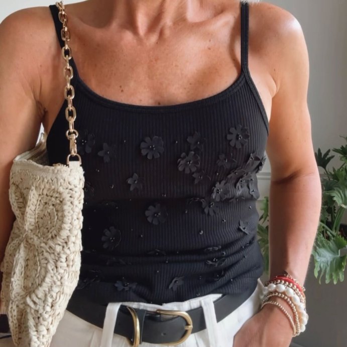 user image by @covet.on.the.go, Women's Embellished Tank Top - A New Day™