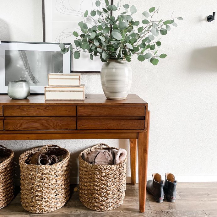 user image by @abigailamirahome, Herriman Wooden Console Table with Drawers - Threshold™ designed with Studio McGee