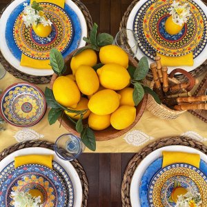 Sicily Outdoor Melamine Mixed Salad Plates | Williams Sonoma