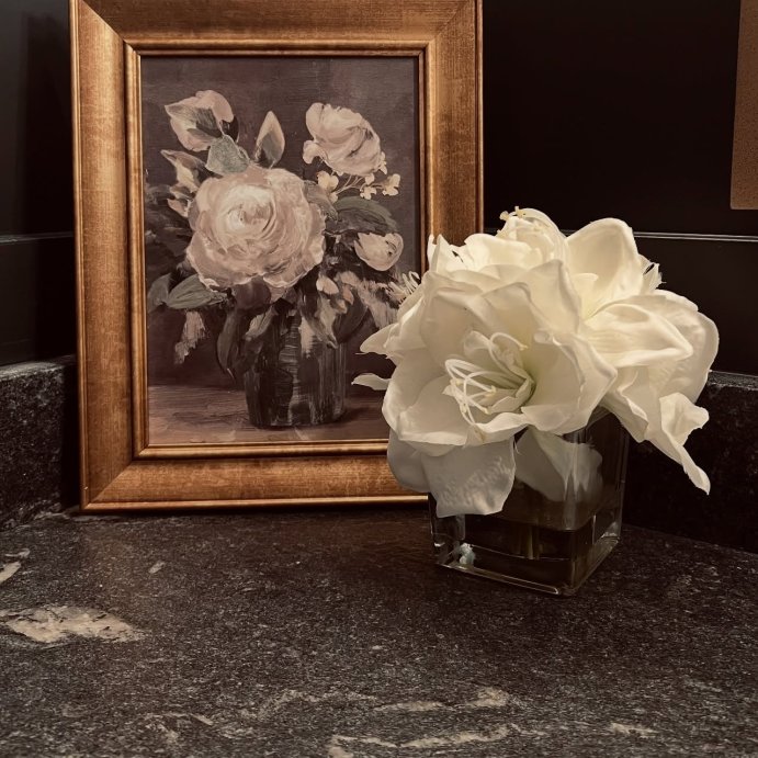 user image by @mycurry_, 11&#34; x 14&#34; Vintage Floral Framed Wall Canvas - Threshold&#8482; designed with Studio McGee