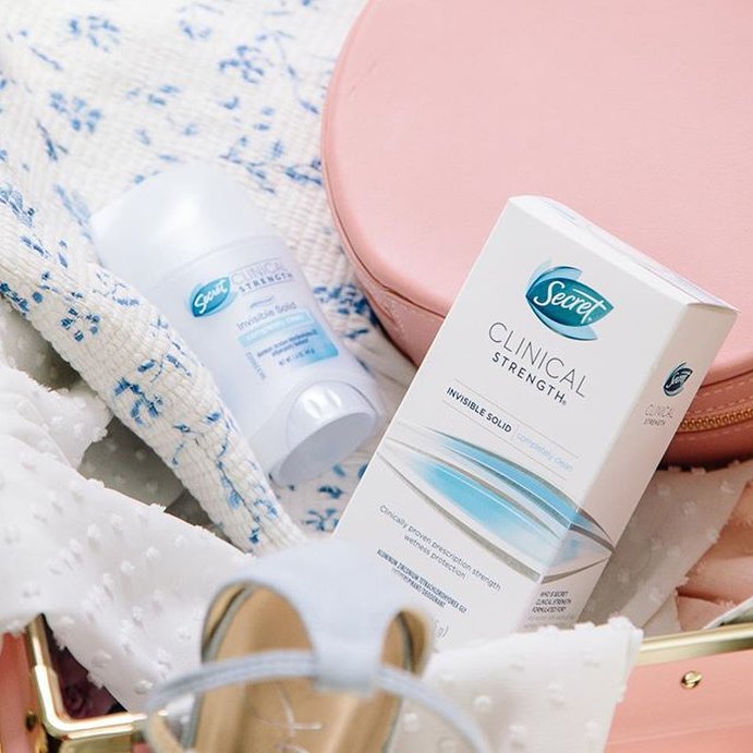 user image by @kerriemburke, Secret Clinical Strength Completely Clean Invisible Solid Antiperspirant & Deodorant
