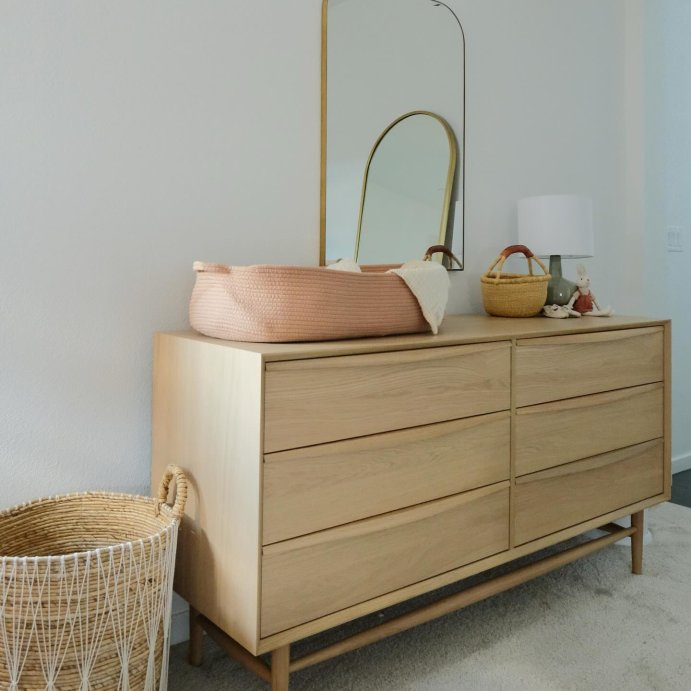 user image by @millfieldhome, 24&#34; x 36&#34; Infinity Mantle Mirror Brass - Threshold&#8482;: Rust-Resistant, Wall Mount, Modern Decor