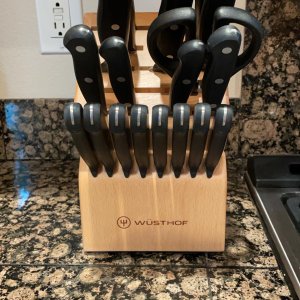 Farberware Wave Edge 22 Piece Knife Block Set