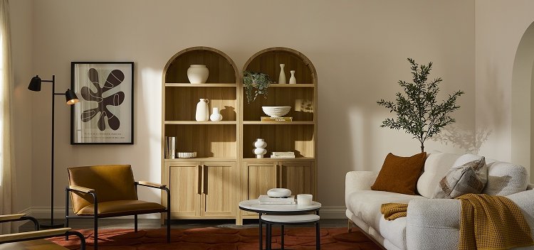 Shop Canvas Stratford Arched Bookcase, Oak and more
