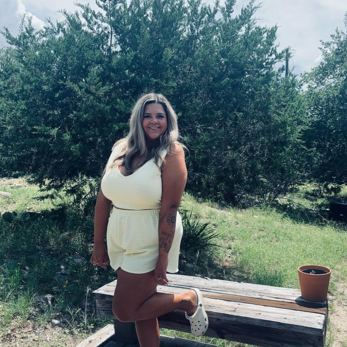 user image by @amberhuffman, Women's French Terry Slim Fit Deep V-Neck Tank Top - Wild Fable™
