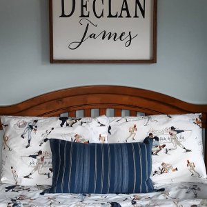 Vintage Baseball Kids Sheet Set Pottery Barn Kids