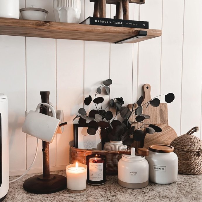 user image by @nicolemarie.home, Wooden Mug Tree - Hearth & Hand™ with Magnolia
