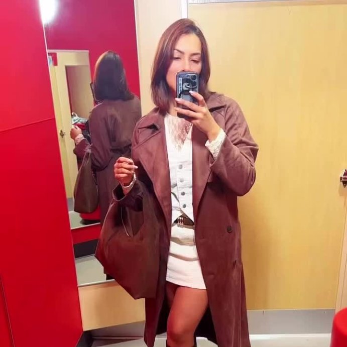 user image by @conheileen, Women's Faux Suede Trench - A New Day™