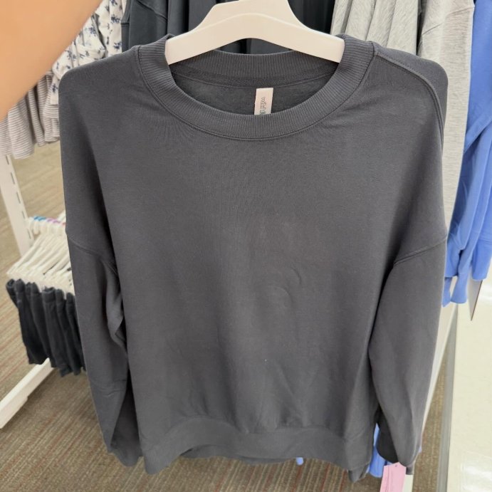 user image by @tarjaymaxx, Women's PeachySoft French Terry Fleece Crewneck Sweatshirt - Wild Fable™