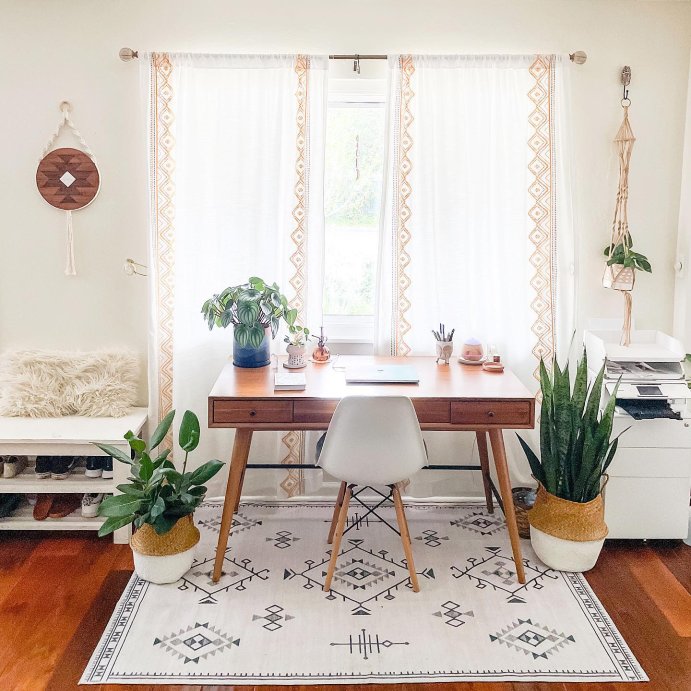 user image by @theplanthappy, Flash Furniture Elon Series Plastic Chair with Wooden Legs for Versatile Kitchen, Dining Room, Living Room, Library or Desk Use