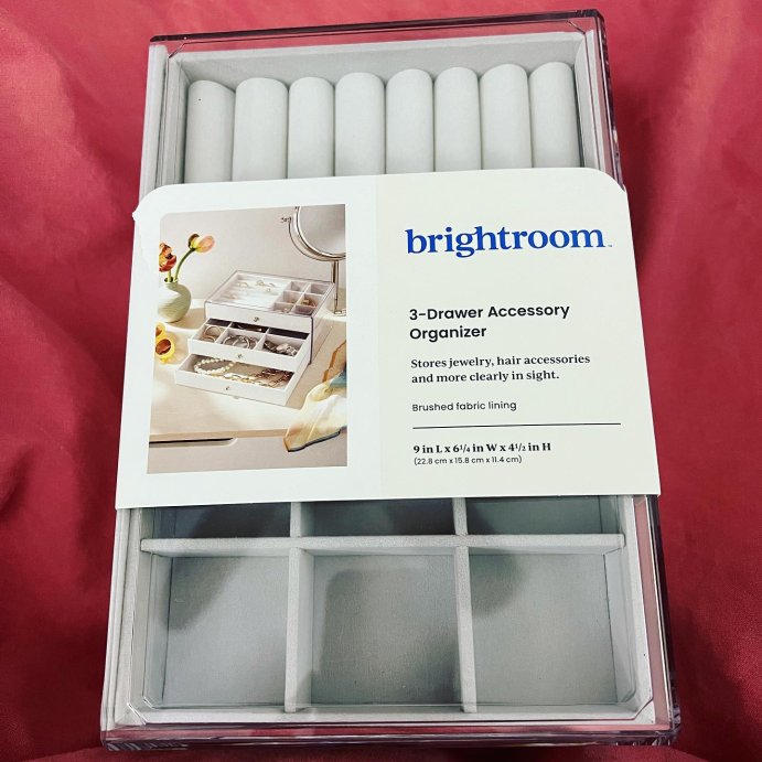 user image by @beautybycookie215, 3 Drawer Acrylic Accessory Organizer - Brightroom&#8482;