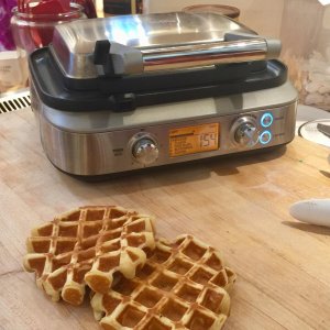 Breville The Smart 4 Slice, máquina inteligente para hacer waffles, Nuevo,  Acero inoxidable