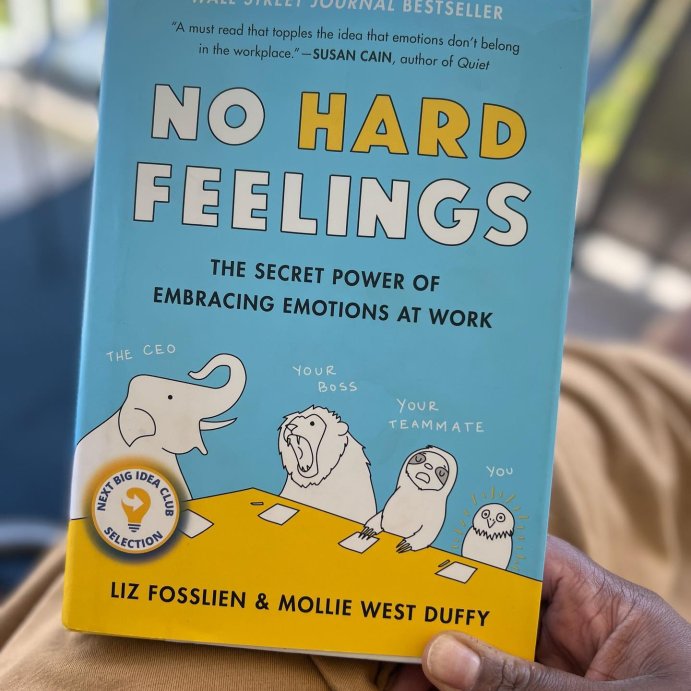user image by @krystalnclark, No Hard Feelings - by  Liz Fosslien & Mollie West Duffy (Hardcover)
