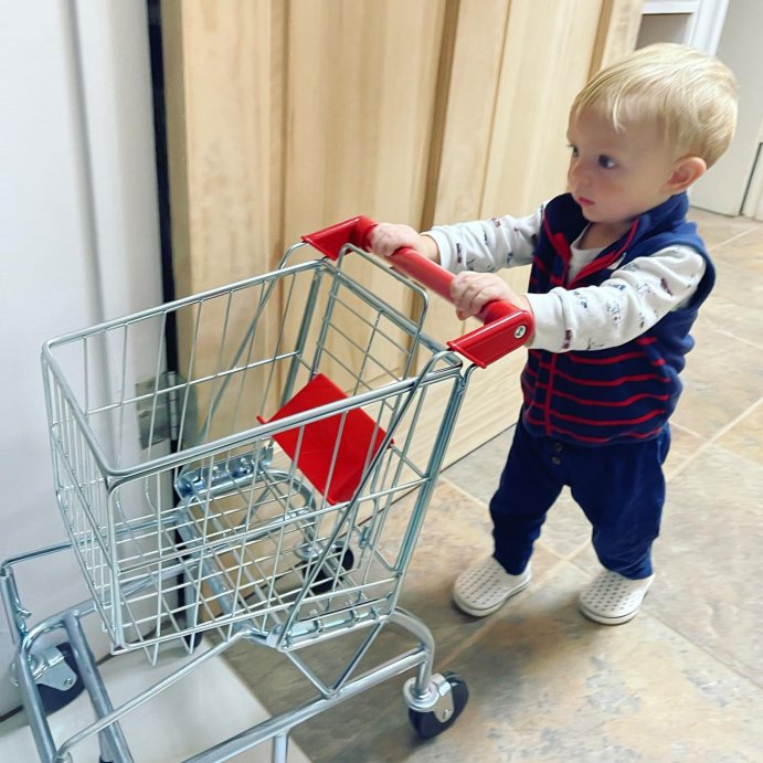 user image by @theashtonhouse, Melissa &#38; Doug Toy Shopping Cart With Sturdy Metal Frame